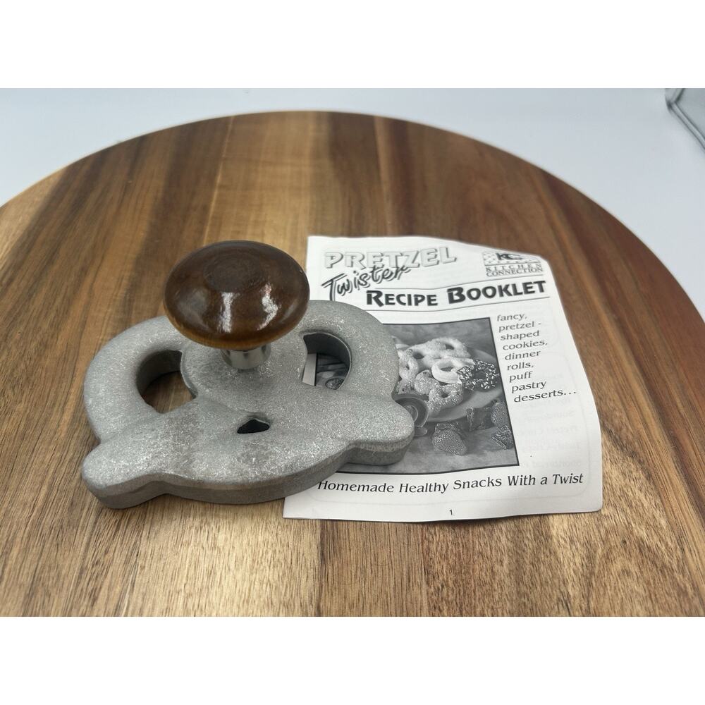 Vintage Pretzel Twister Kitchen Connection Dough Cutter Press Pretzel Maker